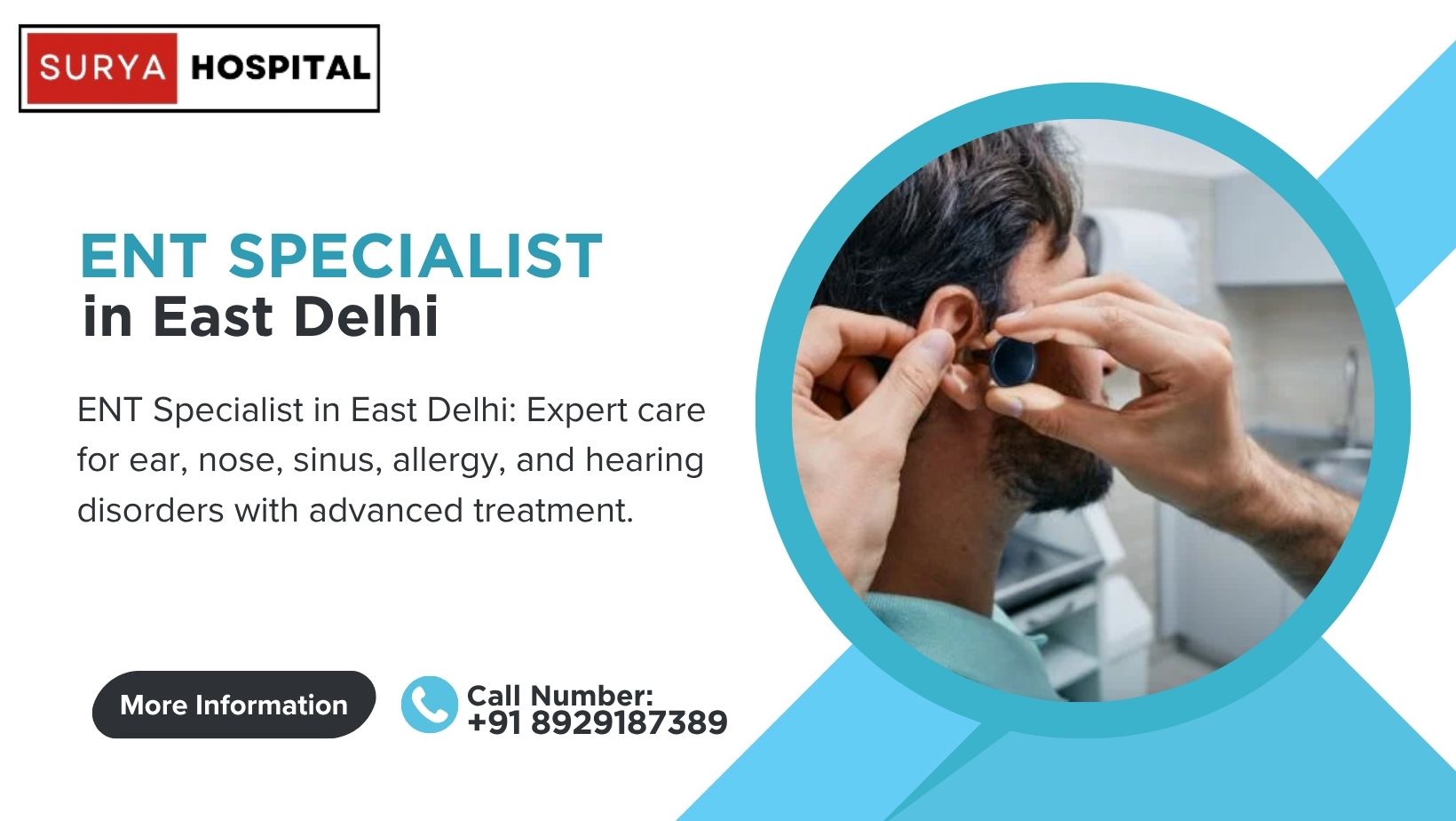ENT Specialist in East Delhi for Ear, Nose & Throat